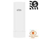 WI-TEK WI-AP317 AP exterior 802.11a/ac/b/g/n 2,4/5 GHz WiFi5 Wave2 Cloud, 1200 Mbps, 2 puertos Gigabit, 1 PoE-in at