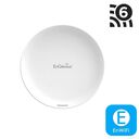 ENGENIUS ENSTATION6 CPE/Bridge Exterior IP55 802.11 a/b/g/n/ac/ax WIFI6 2x2 Mono Banda 5 GHz. 1200 Mbps, 2 Gigabit PoE, 1 PoE in Compatible 802.3at, 1 PoE Out Compatible 802.3af